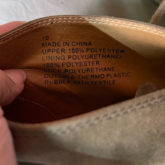 American Eagle Vegan Suede Olive Desert bootie Size 10 - Picture 7 of 7